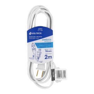 40151 EXTENSION ELECTRICA DOMESTICA 2M BLANCA ED-2BR