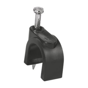 48283 GRAPA PARA CABLE 12MM NEGRA