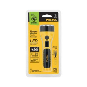 26101 LINTERNA PLASTICA RECARGABLES DE LED PRETUL