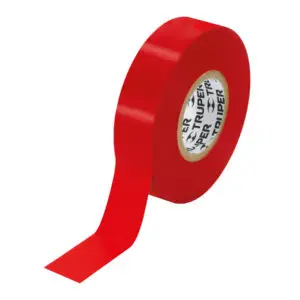 12504 CINTA DE AISLAR COLOR ROJA 19MM X 18M