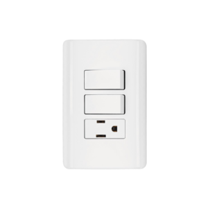 25081 PLACA ARMADA CONTACTO Y 2 INTERRUPTORES