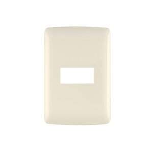48088 PLACA ABS LINEA ITALIANA 1 MODULO MARFIL