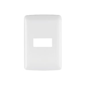 48134 PLACA ABS LINEA ITALIANA 1 MODULO BLANCO