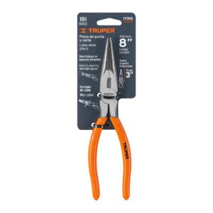 17310 PINZA DE PUNTA Y CORTE 8 MANGO DE PVC
